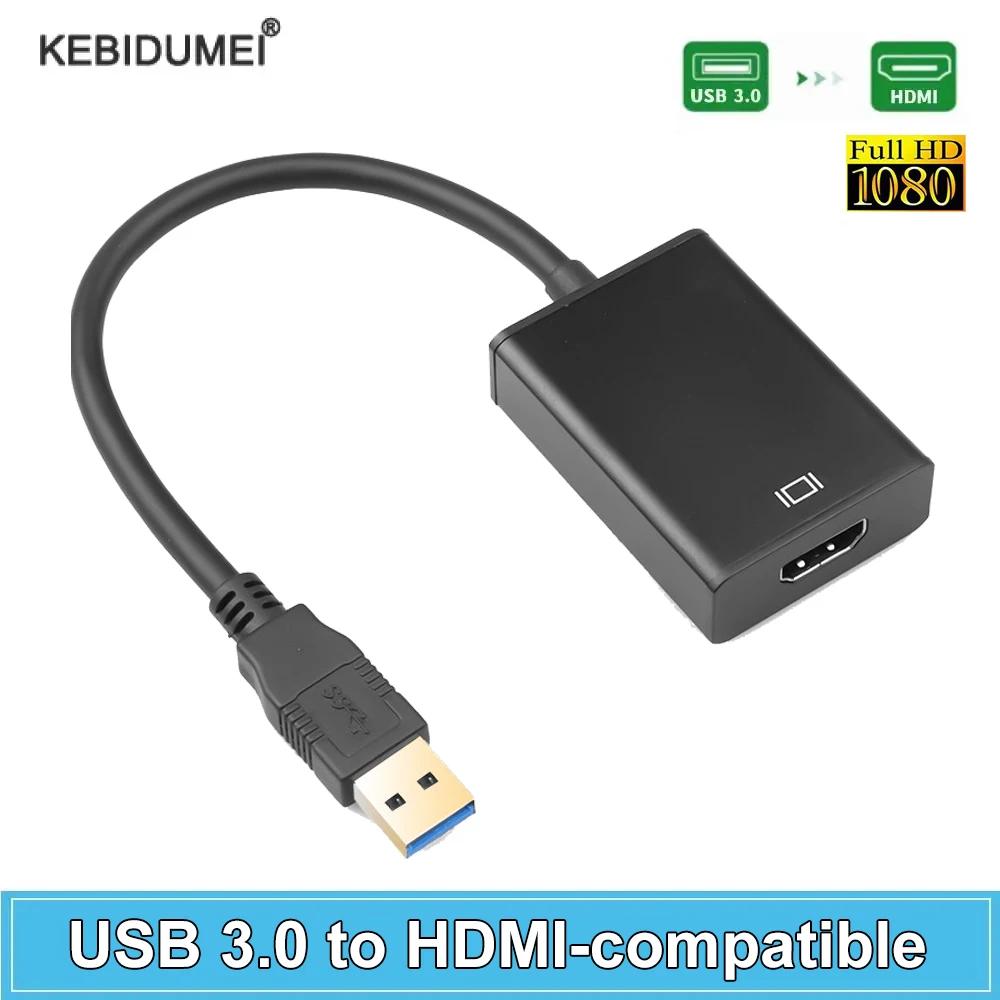 ũž Ʈ PC ܺ USB   ̺, USB 3.0-HDMI ȣȯ ,  1080P 60HZ HD 